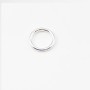 Silver 925 Welded Round Rings 4mm in bag 