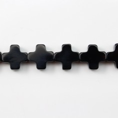 Onyx, croix, 10mm x 40cm