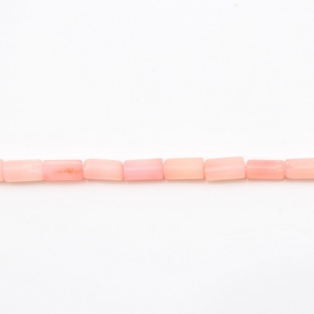 Sea Bamboo Colored pale rose Tube 2x4mm x 40cm 