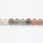 Multicolored Moon Stones Round 8mm x 40cm