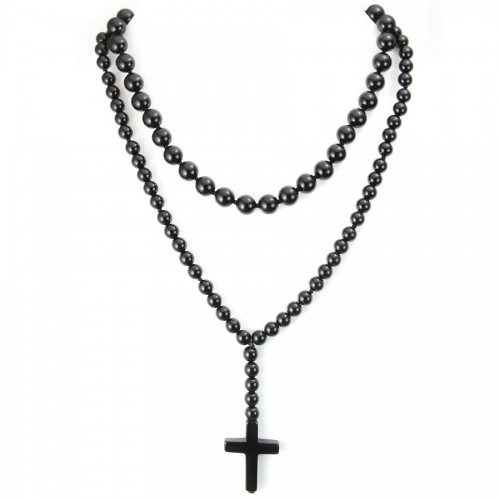 Agate Cross Necklace
