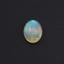 Cabochon opal ethiopian round 7x9mm x 1pc