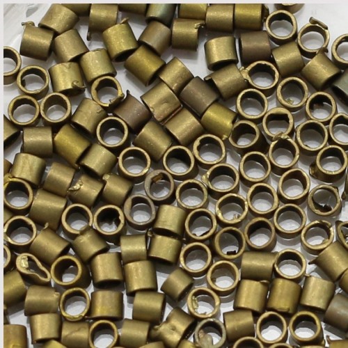 Crimp beads bronze tone 2mm x 200pcs