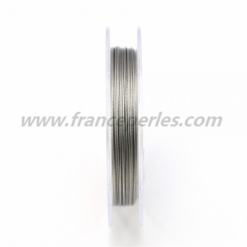Bead Stringing Wire grey 0.38mm x 10m