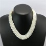 Necklace small white mother of pearl 