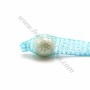 Wire mesh 6mm turquoise x 91.4cm