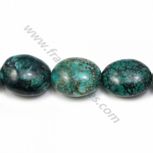 Turquoise Oval 13*18mm x 40cm