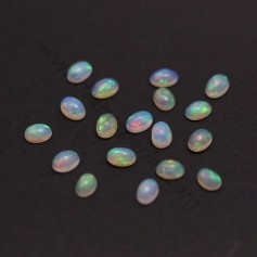 Cabochon opale ethiopian ovale 5x7mm x 1pc