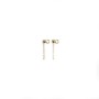 Gold Filled ear studs with a jump ring 3mm x 2pcs
