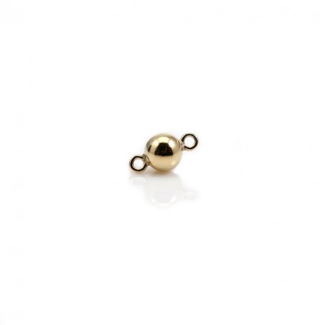 Breloque en Gold Filled, en forme de boule avec anneau, 4mm x 1pc