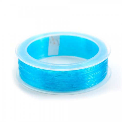 Fil élastique bleu 0.8mm x 50m