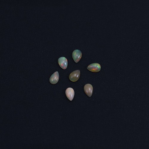 Cabochon opale ethiopian goutte 4*6mm x 1pc