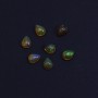 Cabochon opale ethiopian goutte 6x8mm x 1pc