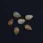 Cabochon opale ethiopian goutte 9x13mm x 1pc