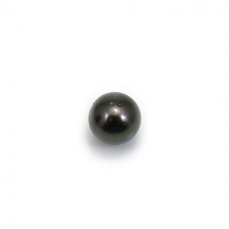 Perle de culture de Tahiti de forme ronde 10-10.5mm x 1pc