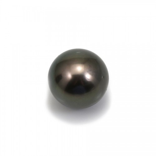 Perla cultivada de Tahití, redonda, 15,1mm, AAA x 1ud