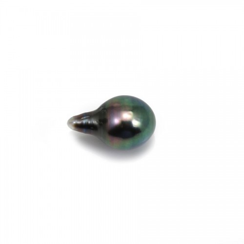 Perla coltivata di Tahiti, goccia 9-10 mm x 1 pezzo