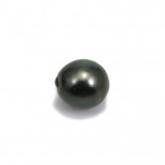 Perla cultivada de Tahití, semirredonda, 12-13mm x 1pc