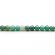 "Agate grass" in green color, in round shape, 4mm x 40cm
