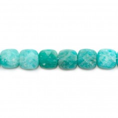 Amazonite blue, in the shape of a square 8mm x 39cm