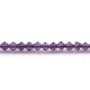 Amethyst, faceted top, 4mm x 39cm