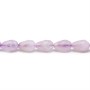Amethyst purple clear, in the shape of faceted drop, in size of 6 * 9mm x 40cm