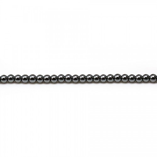 Hematite round beads 2mm x 40cm