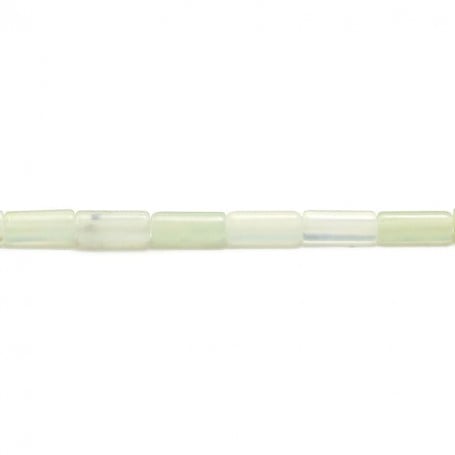 Jade nephrite tube 3.6x8mm x 40cm