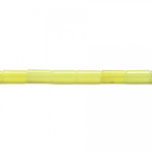 Giada al limone, a forma di tubo, 3,5 * 8 mm x 40 cm