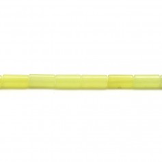 Giada al limone, a forma di tubo, 3,5 * 8 mm x 40 cm