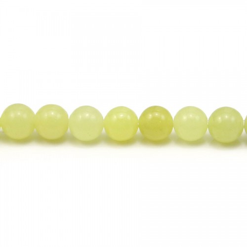 Jade limón redondo 6mm x 38cm