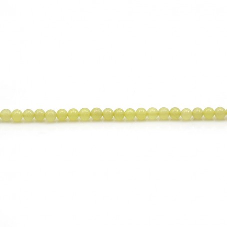 Jade lemon, de forme ronde, 2-2.5mm x 40cm