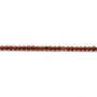 Roter Jaspis rund 2mm x 39cm