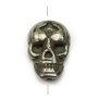 Pyrite, in skull shaped, 13 * 18mm x 1pc