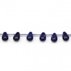 Sodalite in the shape of a drop, 6 * 9mm x 4pcs