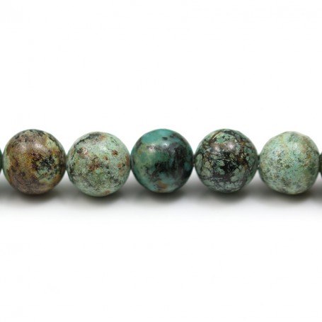 African turquoise round 10mm x 40cm