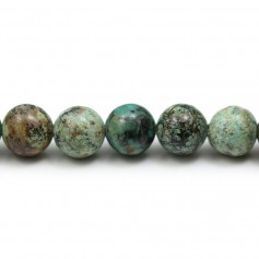 Round African turquoise 10mm x 38cm