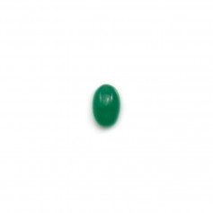 Cabochon d'aventurine verte, qualité A+, de forme ovale, 4 * 6mm x 1pc