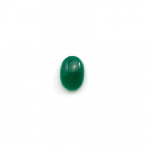 Cabochon di avventurina verde, qualità A+, forma ovale, 5x7 mm x 1 pz