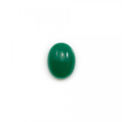 Cabochon di avventurina verde, qualità A+, forma ovale, 7x9 mm x 1 pz