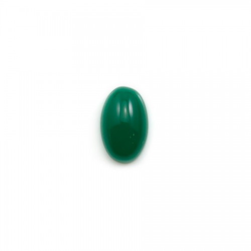 Cabujón de aventurina verde, calidad A+, forma ovalada, 7x11mm x 1pc