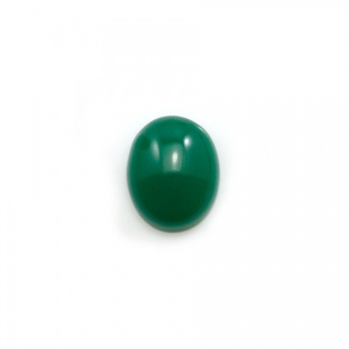 Cabujón de aventurina verde, calidad A+, forma ovalada, 10x12mm x 1pc