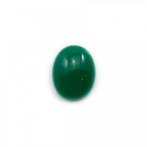Cabochon d'aventurine verte,qualité A+, de forme ovale, 11*14mm x 1pc