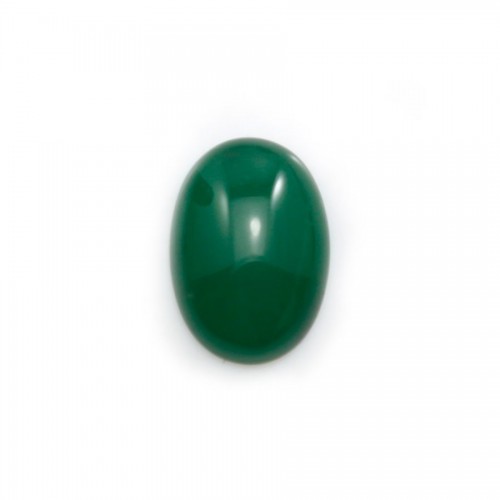 Cabochon di avventurina verde, qualità A+, forma ovale, 11x15 mm x 1 pz