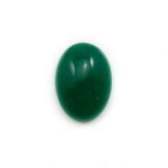 Cabochon di avventurina verde, qualità A+, forma ovale, 12x16 mm x 1 pz