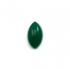 Green aventurine cabochon, in oval shaped, 8x14mm x 1pc