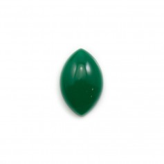 Green aventurine cabochon, in oval shaped, 9x14mm x 1pc