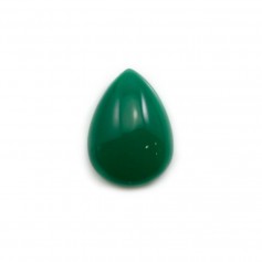 Green aventurine cabochon, in oval shaped, 10x14mm x 1pc