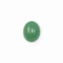 Cabochon Avanturine vert Ovale 8x10mm x4pcs