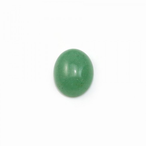Cabochon Avanturine vert Ovale 8*10mm x4pcs